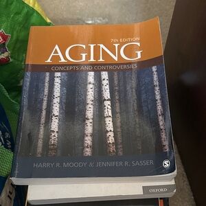 Oxford Aging Concepts Textbook - Orange and Gray Cover